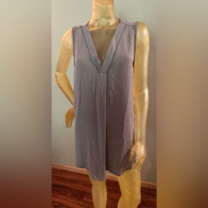 H&M size large womens’s taupe tunic blouse.